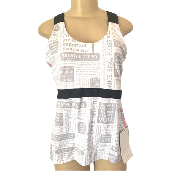 lululemon athletica Tops - NWT Lululemon Athletica Sport Bra Running Top